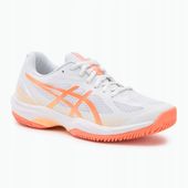 Buty do siatkówki damskie ASICS Court Hunter FF white/vivid coral r,38