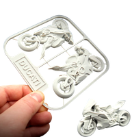 Składany Mini Motocykl Moto Kit Card Model