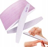 50 szt Pilnik do rąk półksiężyc (łódka) papierowy Zebra 50 szt