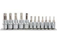 komplet kluczy torx secur na szynie 12 el. yato