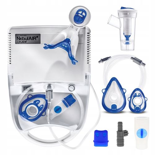 INHALATOR NEBULIZATOR RF7 DLA DZIECI FLAEM NEBULAIR+ 2MASKI CERTYFIKAT TUV na Arena.pl
