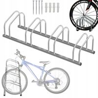 STOJAK NA ROWER ROWERY 4 STANOWISKA ROWEROWY STAL OCYNKOWANA 119,5x33x27 cm