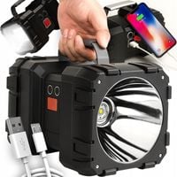 LATARKA LED TAKTYCZNA MOCNA AKUMULATOROWA SZPERACZ USB REFLEKTOR