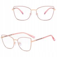 SOLIDNE Damskie Okulary Zerówki do KOMPUTERA Blue Light OPRAWKI Teleskopy