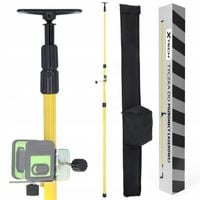 STATYW ROZPOROWY TYCZKA DO LASERA POZIOMICY 300 CM ADAPTER SKOSÓW