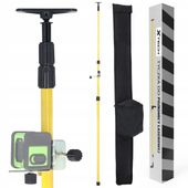 STATYW ROZPOROWY TYCZKA DO LASERA POZIOMICY 300 CM ADAPTER SKOSÓW