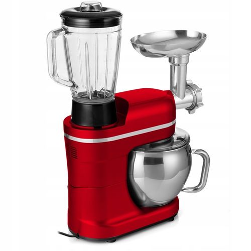 ROBOT KUCHENNY PLANETARNY MIKSER Z MISĄ BLENDER SZKLANY MASZYNKA DO MIĘSA na Arena.pl