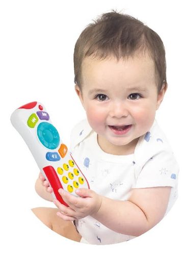 SMILY PLAY Edukacyjny interaktywny pilot TV czarny na Arena.pl