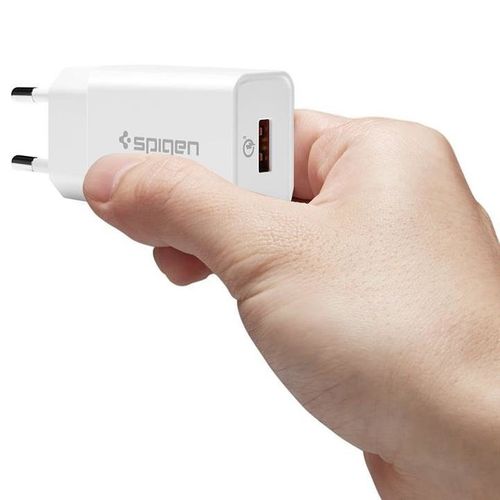 SPIGEN F111 QC3.0 NETWORK CHARGER WHITE na Arena.pl