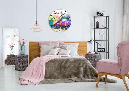 Zegar Ścienny - Ryby Pastele  - 60X60 Cm - C3Ar60X60-4096 na Arena.pl