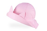 Tutu kapelusz na lato rondo kotek różowy UV +30 48-50