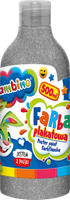 FARBA PLAKATOWA 500ML W BUTELCE SREBRNA BAMBINO