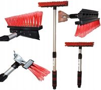 MYJKA SZCZOTKA 2w1 DO MYCIA SAMOCHODU OKIEN SZYB ŚCIĄGACZKA TELESKOP 53-83