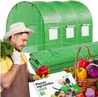 FOLIA DO TUNELU OGRODOWEGO SZKLARNIA POSZYCIE 3 x 2 x 2 m 6m² UV-4