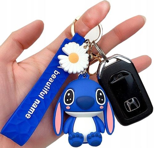 Brelok Miś Do Kluczy Torebki Angel Stitch Pink na Arena.pl