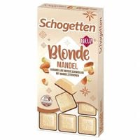 CZEKOLADA MLECZNA SCHOGETTEN BLONDE PURE BIAŁA MIGDAŁOWO KARMELOWA 100g