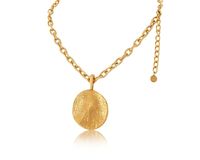 naszyjnik z okrągłą, wypukłą zawieszką z kolekcji vintage (c24/win/26au)