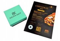 NASZYJNIK NA ZĄBKOWANIE BURSZTYN BAROK