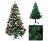 CHOINKA 150 cm 400 gałązek PREMIUM GĘSTA METALOWY STOJAK ZEWNĘTRZNA