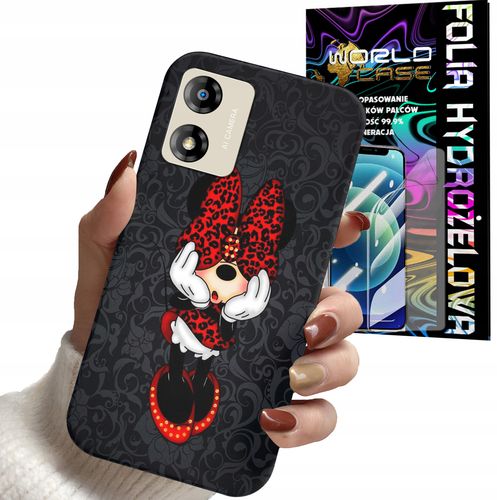 ETUI DO MOTOROLA MOTO E13 - MYSZKA MINNIE MICKEY MINI + FOLIA na Arena.pl