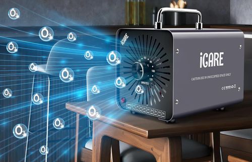 Generator ozonu ICARE 30000 Mg/h, ‎45W, 45 dB, 16,3 x 21,5 x 16 cm, szary na Arena.pl