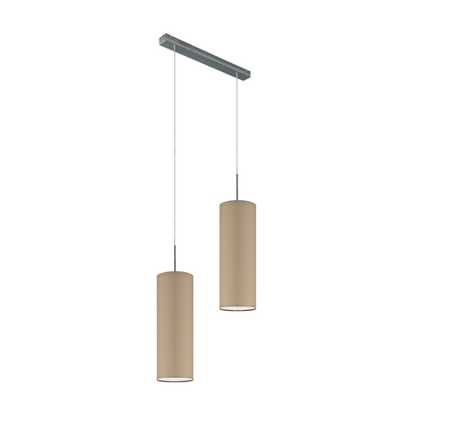 MADERA podwójna biała lampa wisząca E27 na Arena.pl