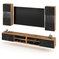 Meblościanka Pod Telewizor Nowoczesna Rtv Blande 240cm Szafka San Sebastian