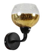 Cromina gold kinkiet 1x60W E27 czarny