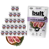 BULT mokra karma dla psa Jagnięcina saszetka 24x100g