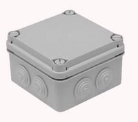 puszka pce n/t her. pusta 108x108x64mm ip55 7 dławic ev-111 - e112ab-pd006