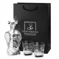 Komplet do whisky "Konie" 6+1 karafka + szklanki + torebka prezentowa