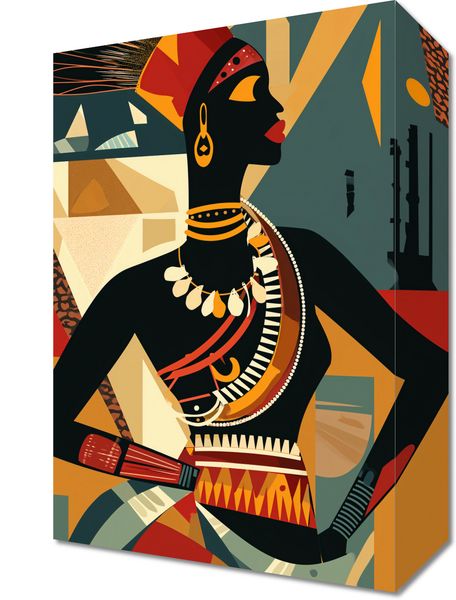 Obraz 20x30cm Afrykańska Mozaika zdjęcie 1