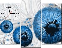 90CM 70 ZEGAR 3 ELEM NIEBIESKI DMUCHAWIEC 2 SCIENNY DRUK