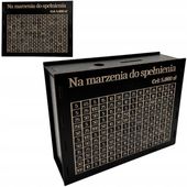 SKARBONKA WYKREŚLANKA SKARBONKI WYKREŚLANA PERSONALIZOWANA CZARNA