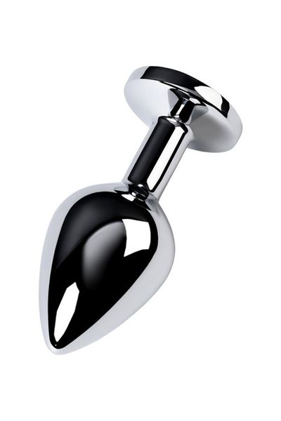 Silver Anal Plug With Gem, Turquoise zdjęcie 3