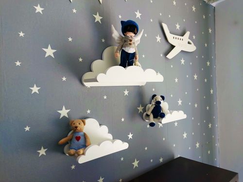 Półki chmurki zestaw 3 półka chmurka Jungle Prestige na Arena.pl