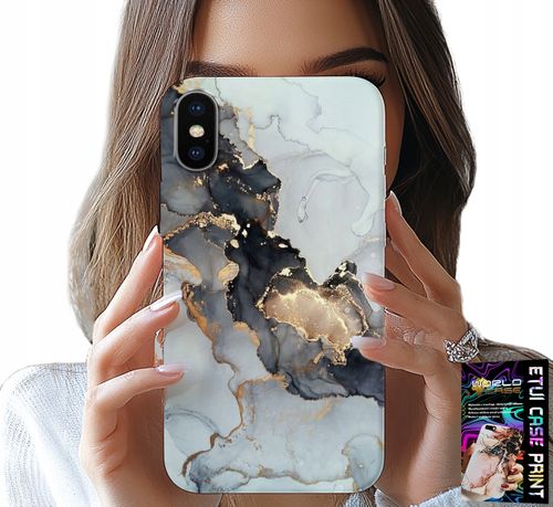 ETUI DO IPHONE XS MAX - ELEGANCKI MARMUREK MODNE KOBIECE WZORY na Arena.pl