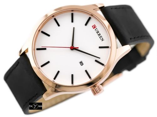 CURREN 8214 (zc014a) - black/white na Arena.pl