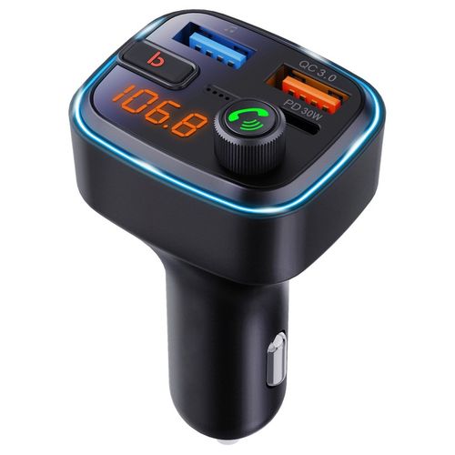 TRANSMITER FM BLUETOOTH 5.3 QC 3.0 PD30W MOCNY BASS ŁADOWARKA MIKROFON na Arena.pl