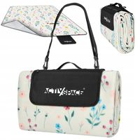 KOC PIKNIKOWY TURYSTYCZNY WODOODPORNY MATA IZOLUJĄCA PLAŻA BIWAK 2X2 M XXL