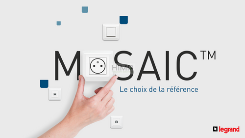 MOSAIC Gniazdo 2P+Z 16 A - 250V- zaciski automatyczne - 2 modułowe - Biały Legrand 278111L na Arena.pl