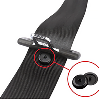 SPINKA KLIPS STOPER BLOKADA KLAMRY ZAPIĘCIA DO PASA BEZPIECZEŃSTWA CZARNA