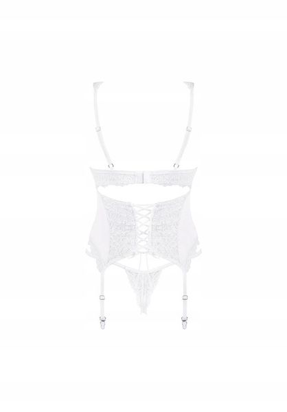 Bielizna-Amor Blanco gorset i stringi biały L/XL zdjęcie 11