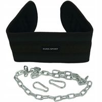 PAS OBCIĄŻENIOWY DIP BELT MOCNY DO PODCIĄGANIA DIPÓW - KURA SPORT