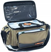 TORBA WĘDKARSKA 5 PUDEŁEK SZTYWNE DNO 25X53X27CM