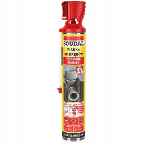 PIANKA DO KRĘGÓW KANAŁÓW STUDZIENEK WODOSZCZELNA PIANA WĘŻYK 750 ml na Arena.pl