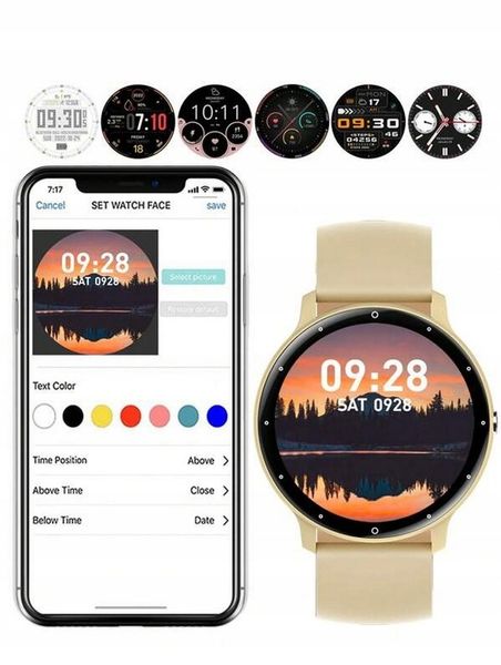Zegarek SMARTWATCH Rubicon 230 mAh ODBIERANIE POŁĄCZEŃ 360x360 MENU PL 1.39 zdjęcie 6