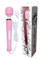 stymulator magic massager wand cable 110 240v pink 10 function