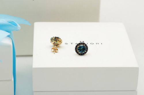 złote kolczyki staviori na Arena.pl