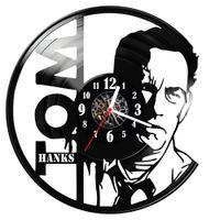 Zegar ścienny z płyty winylowej Tom Hanks 1628.14